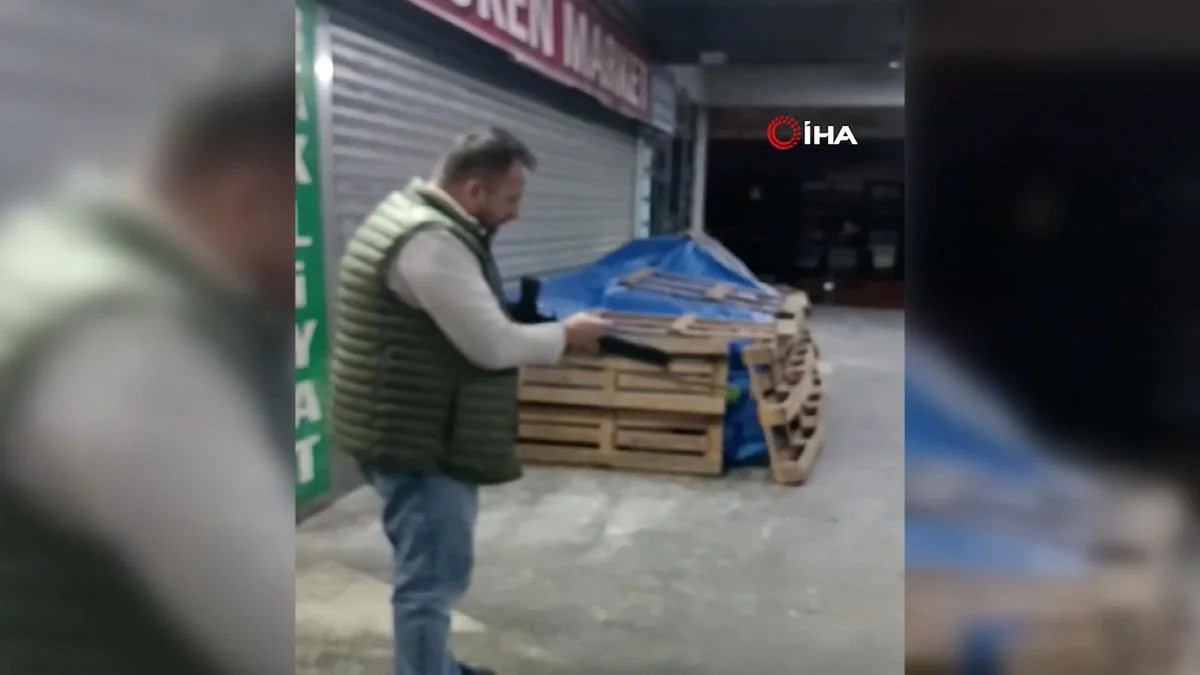 Zonguldak'ta dehşet anları! Pompalı tüfekle iş yerini basıp kurşun yağdırdı